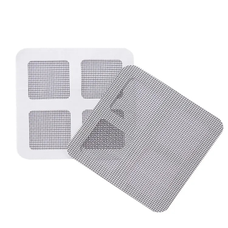 10-piece adhesive drain hair catcher mesh filter patches
