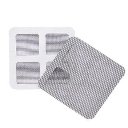 10-piece adhesive drain hair catcher mesh filter patches