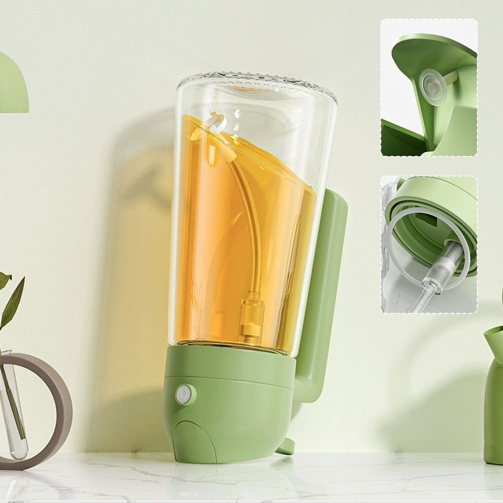 470ml oil sprayer and dispenser bottle with internal spray tube