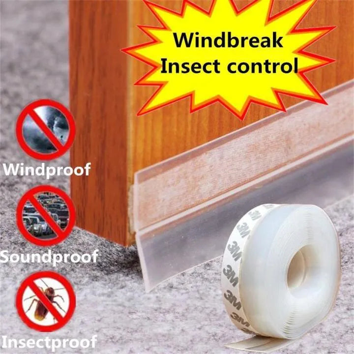 Door & Window Sealing Strip – Self-Adhesive Dust & Draft Guard, 5m × 25mm