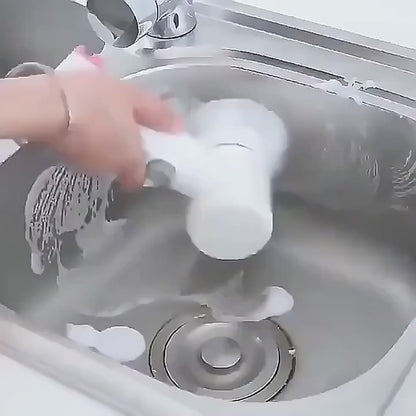 5-in-1 Rechargeable Electric Cleaning Brush – Multi-Surface Bathroom Scrubber