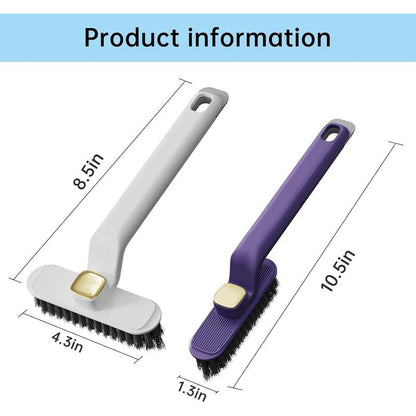 Rotating crevice cleaning brush product size information